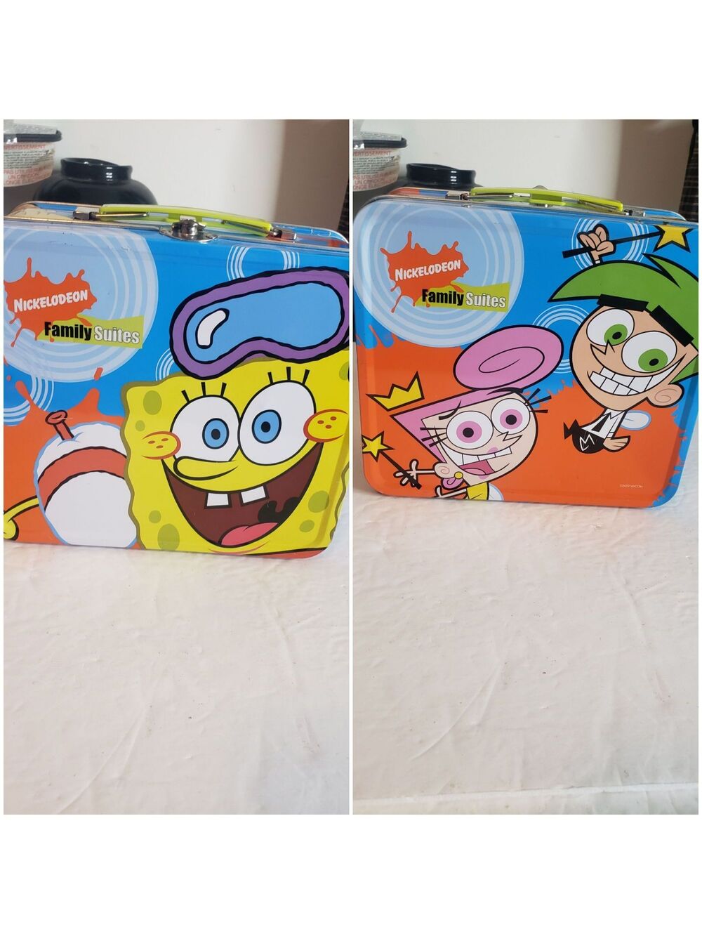 Nickelodeon Family Suites Tin Lunchbox Stash Can Box